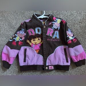 JH Design Racing Dora the Explorer Toddler Jacket